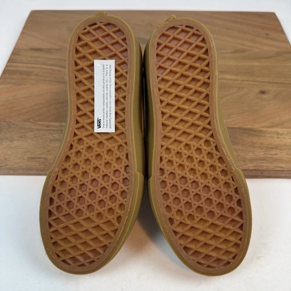 New Big Kids Vans Ashwood Hi Decon‎ Oatmeal Skateboarding Sneakers Shoes 3 Y